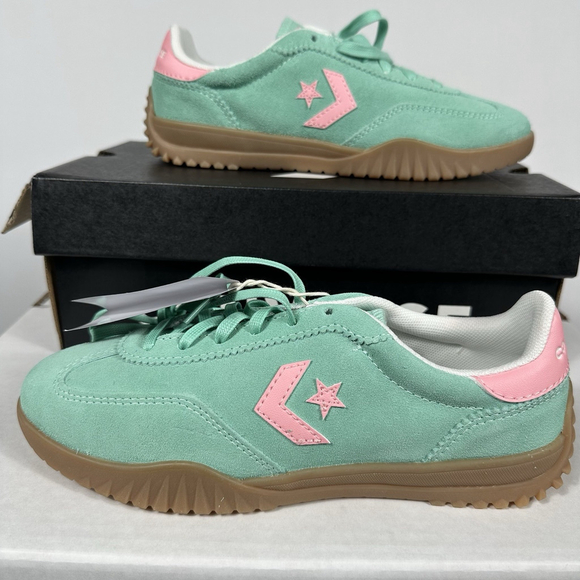 Converse Run Star Trainer Unisex Lt Aqua Spark/Jellyrsh Women’s Size 6/ Men 4.5 - Picture 2 of 7